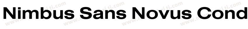 Nimbus Sans Novus Cond D Ultra字体转换